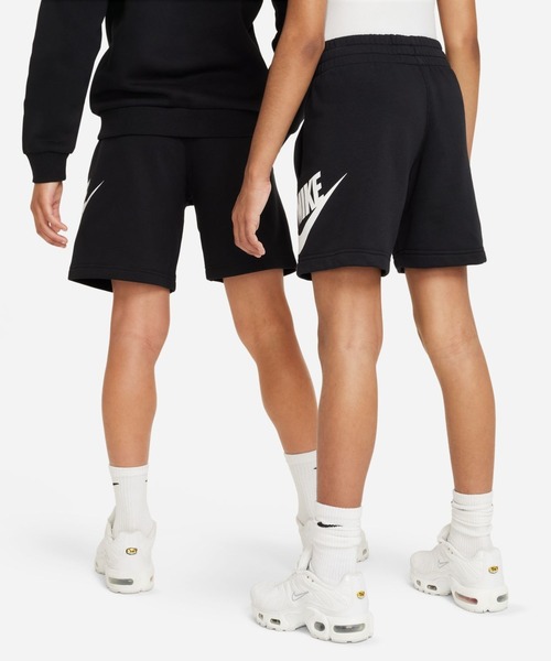 NIKE（ナイキ）の「ナイキ NIKE ナイキ YTH NSW クラブ FT ショート ハイブリッド（スウェットパンツ・キッズ・ブルーグレー/ブラック・130cm/140cm/150cm/160cm）」の9枚目の写真