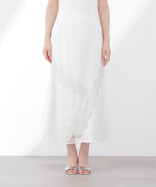 PROPORTION BODY DRESSING(プロポーションボディドレッシング)の「レーストリムスカート / 1216120407(スカート・レディース・オフホワイト/ホワイト系その他・P/S/MEDIUM/SMALL)」の15枚目の写真
