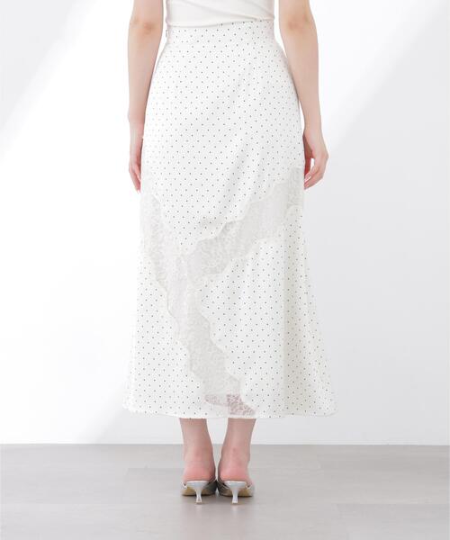 PROPORTION BODY DRESSING(プロポーションボディドレッシング)の「レーストリムスカート / 1216120407(スカート・レディース・オフホワイト/ホワイト系その他・P/S/MEDIUM/SMALL)」の17枚目の写真