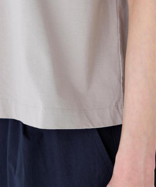 human woman(ヒューマンウーマン)の「◆【ウォッシャブル】刺繍ロゴ入り天竺Tシャツ(Tシャツ/カットソー・レディース・ホワイト/ベージュ系その他2・MEDIUM)」の11枚目の写真