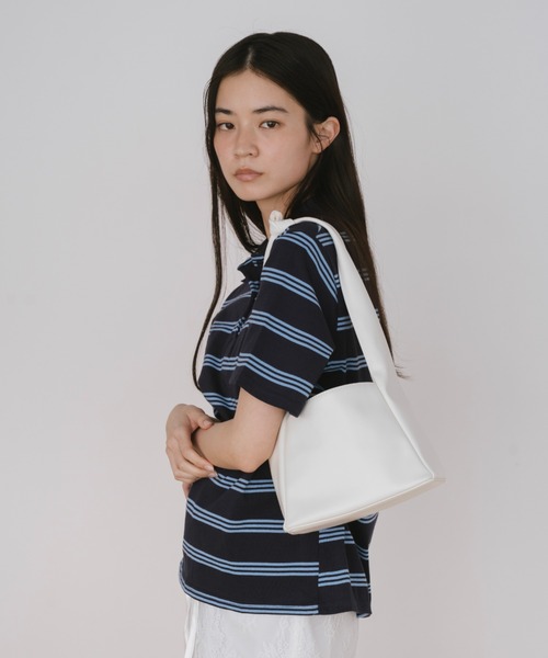 duei（デュイ）の「ボーダーポロトップス（Tシャツ/カットソー・レディース・ボルドー/ネイビー・FREE）」の9枚目の写真