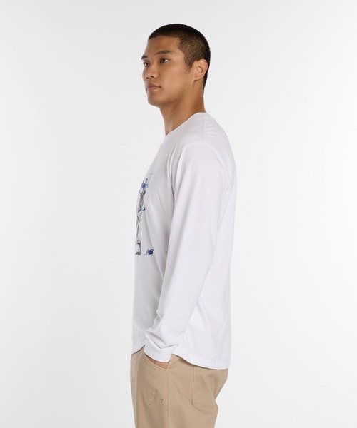 NEW BALANCE（ニューバランス）の「大谷翔平グラフィック長袖Tシャツ2（Tシャツ/カットソー・メンズ・ブラック/ホワイト・SMALL/MEDIUM/LARGE/X-LARGE/XX-LARGE）」の11枚目の写真