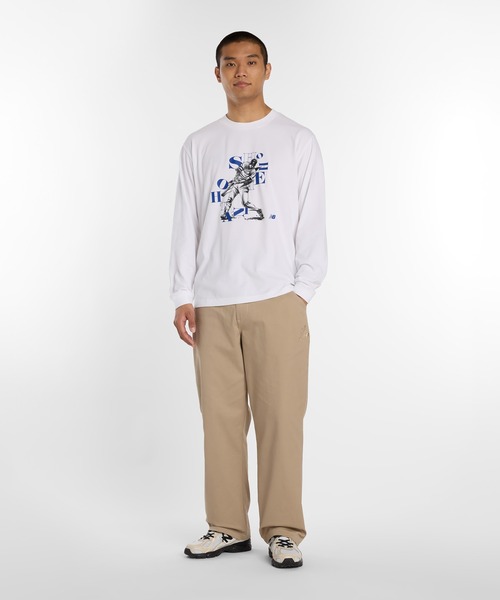 NEW BALANCE（ニューバランス）の「大谷翔平グラフィック長袖Tシャツ2（Tシャツ/カットソー・メンズ・ブラック/ホワイト・SMALL/MEDIUM/LARGE/X-LARGE/XX-LARGE）」の16枚目の写真
