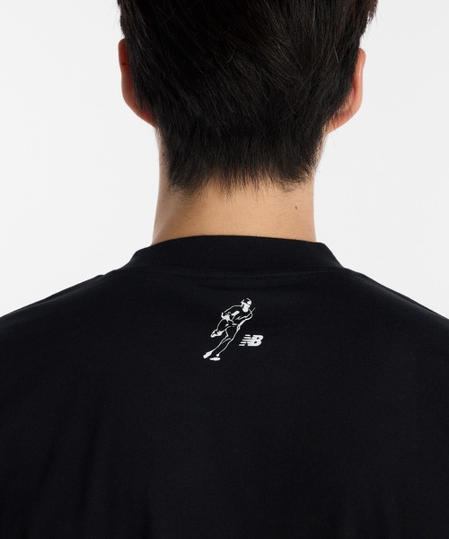NEW BALANCE（ニューバランス）の「大谷翔平グラフィック長袖Tシャツ2（Tシャツ/カットソー・メンズ・ブラック/ホワイト・SMALL/MEDIUM/LARGE/X-LARGE/XX-LARGE）」の6枚目の写真