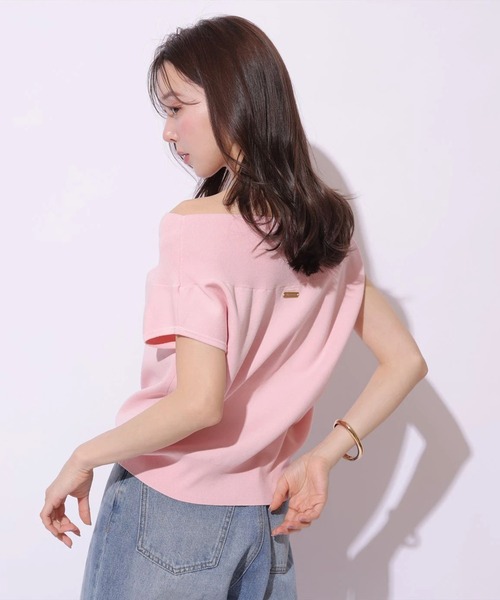 Mystrada(マイストラーダ)の「シンプルゆるニット(ニット/セーター・レディース・グリーン/ピンク/ホワイト/ライトイエロー/ブラック/ブラウン・38)」の17枚目の写真