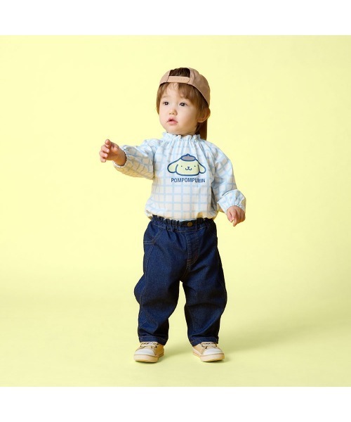 Belle Maison（ベルメゾン）の「襟ギャザープリント長袖Ｔシャツ（サンリオキャラクターズ）（Tシャツ/カットソー・キッズ・ピンク系その他3/ブルー系その他4・80/90/100/110/120）」の4枚目の写真