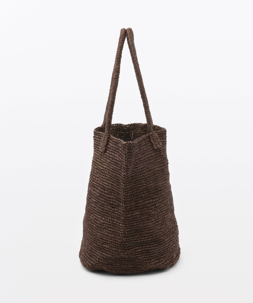 MUJI Labo（ムジラボ）の「MUJI Labo　手仕事で編み上げたアバカトートバッグ（トートバッグ・メンズ・ブラウン/ブラック・FREE）」の13枚目の写真