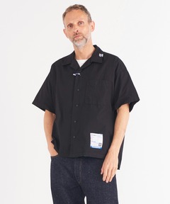 タグ付き　ミハラヤスヒロ　Oxford Half-sleeve Shirt 46 MIHARAYASUHIRO/ミハラヤスヒロ】OVER DYE SS SHIRTS(Oxford Half
