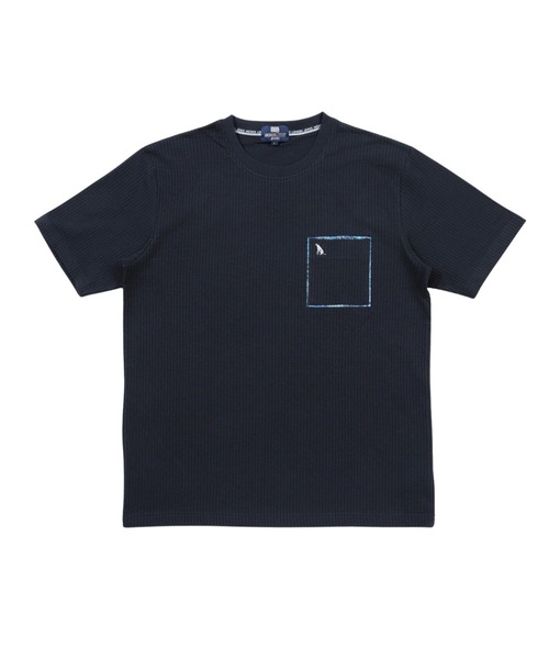 TETE(テット)の「【TETE SELECTION】サッカーダブルポケットTシャツ/シアサッカー 半袖 クルーネック カジュアル(Tシャツ/カットソー・メンズ・チャコールグレー/ホワイト/ネイビー・X-LARGE/LARGE/MEDIUM)」の9枚目の写真