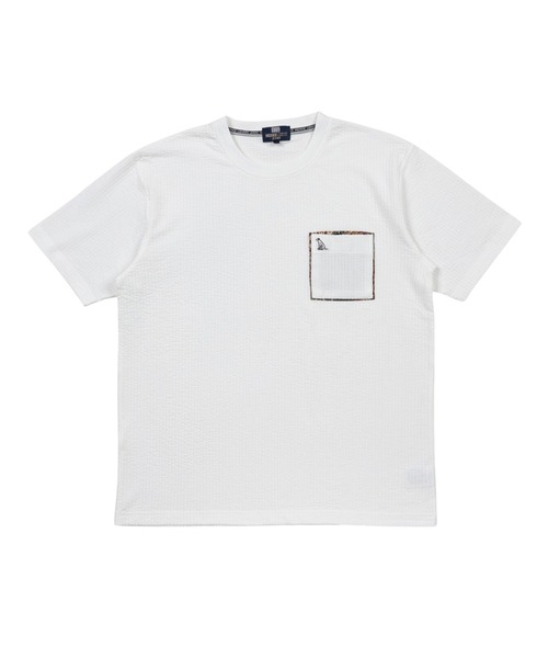TETE(テット)の「【TETE SELECTION】サッカーダブルポケットTシャツ/シアサッカー 半袖 クルーネック カジュアル(Tシャツ/カットソー・メンズ・チャコールグレー/ホワイト/ネイビー・X-LARGE/LARGE/MEDIUM)」の17枚目の写真