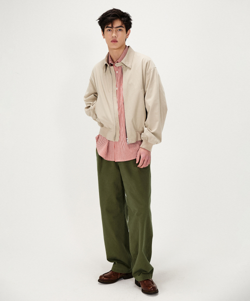 SHIRTER(シャーター)の「COTTON DRILL WIDE CHINO PANTS (OLIVE)(その他パンツ・メンズ・その他・SMALL/LARGE/MEDIUM)」の3枚目の写真