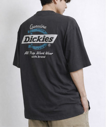 【neos】GENUINE DICKIES ジェニュイン ディッキーズ バックプリント ロゴ刺繍 半袖 Tシャツ メンズ レディース ユニセックス