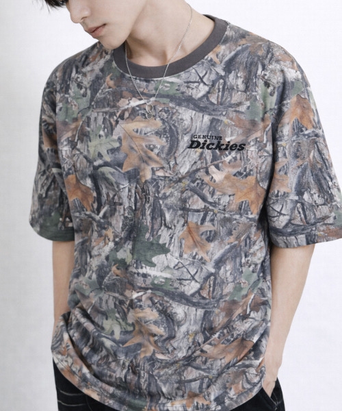 Dickies(ディッキーズ)の「【neos】GENUINE DICKIES ジェニュイン ディッキーズ バックプリント ロゴ刺繍 半袖 Tシャツ メンズ レディース ユニセックス(Tシャツ/カットソー・メンズ・ホワイト/スミクロ/ネイビー/カモフラージュ・MEDIUM/LARGE/X-LARGE)」の19枚目の写真