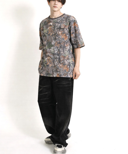 Dickies(ディッキーズ)の「【neos】GENUINE DICKIES ジェニュイン ディッキーズ バックプリント ロゴ刺繍 半袖 Tシャツ メンズ レディース ユニセックス(Tシャツ/カットソー・メンズ・ホワイト/スミクロ/ネイビー/カモフラージュ・MEDIUM/LARGE/X-LARGE)」の20枚目の写真
