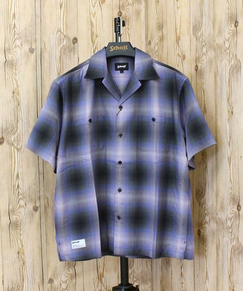 TopIsm(トップイズム)の「OMBRE SS SHIRT(シャツ/ブラウス・メンズ・ラベンダー/ライトブルー・XXL/XL/L/M)」の1枚目の写真