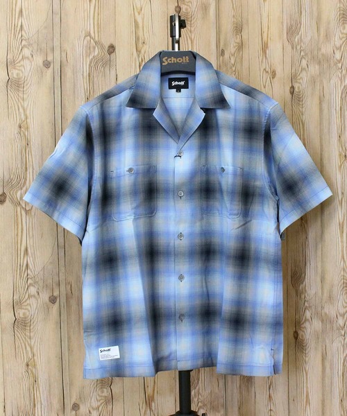 TopIsm(トップイズム)の「OMBRE SS SHIRT(シャツ/ブラウス・メンズ・ラベンダー/ライトブルー・XXL/XL/L/M)」の8枚目の写真