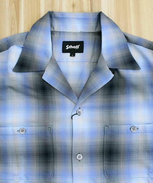 TopIsm(トップイズム)の「OMBRE SS SHIRT(シャツ/ブラウス・メンズ・ラベンダー/ライトブルー・XXL/XL/L/M)」の3枚目の写真