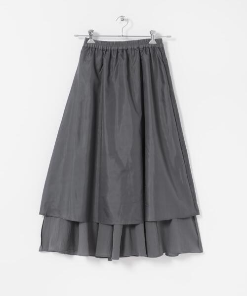 ITEMS URBANRESEARCH(アイテムズ アーバンリサーチ)の「コットン楊柳フレアスカート(スカート・レディース・ブラウン/グレー/ライトカーキ・FREE)」の13枚目の写真