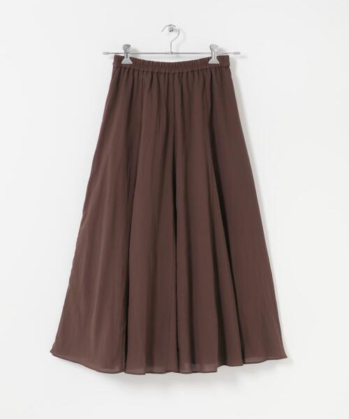 ITEMS URBANRESEARCH(アイテムズ アーバンリサーチ)の「コットン楊柳フレアスカート(スカート・レディース・ブラウン/グレー/ライトカーキ・FREE)」の21枚目の写真