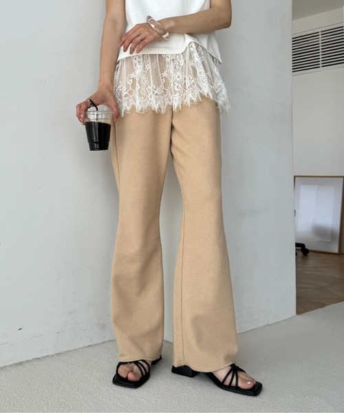 CIAOPANIC TYPY(チャオパニックティピー)の「【ZOZO限定】イージーワッフルパンツ(スウェットパンツ・レディース・ブラウン/ベージュ/グレー/ブラック/アイボリー・SMALL/MEDIUM/LARGE)」の5枚目の写真