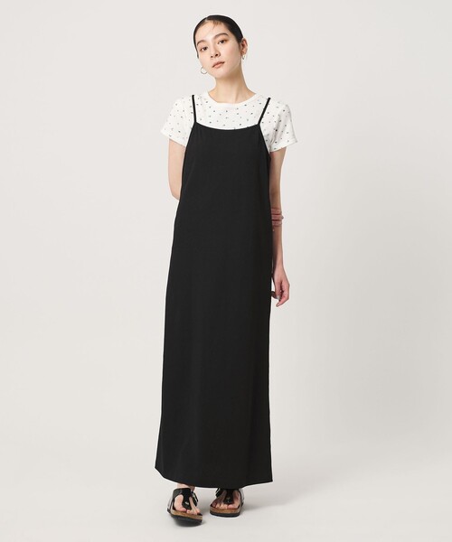 BEAUTY&YOUTH UNITED ARROWS（ビューティーアンドユースユナイテッドアローズ）の「【WEB限定】シアートップス＆キャミソールワンピースセット（ワンピース・レディース・ライム/グレー/ブラック・FREE）」の6枚目の写真