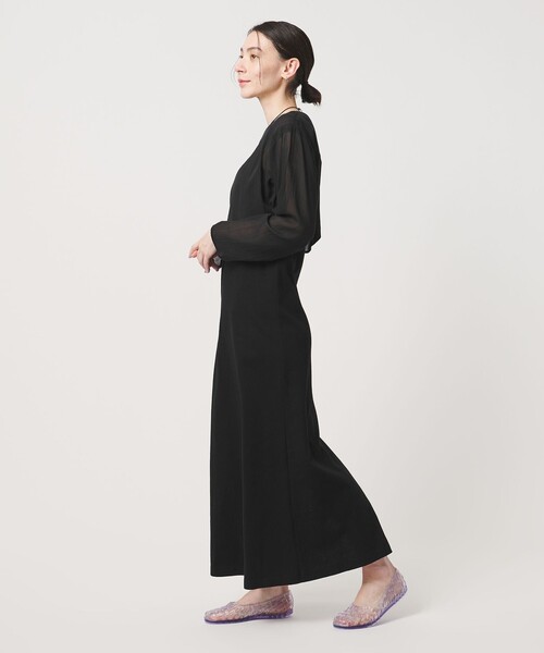 BEAUTY&YOUTH UNITED ARROWS（ビューティーアンドユースユナイテッドアローズ）の「【WEB限定】シアートップス＆キャミソールワンピースセット（ワンピース・レディース・ライム/グレー/ブラック・FREE）」の10枚目の写真