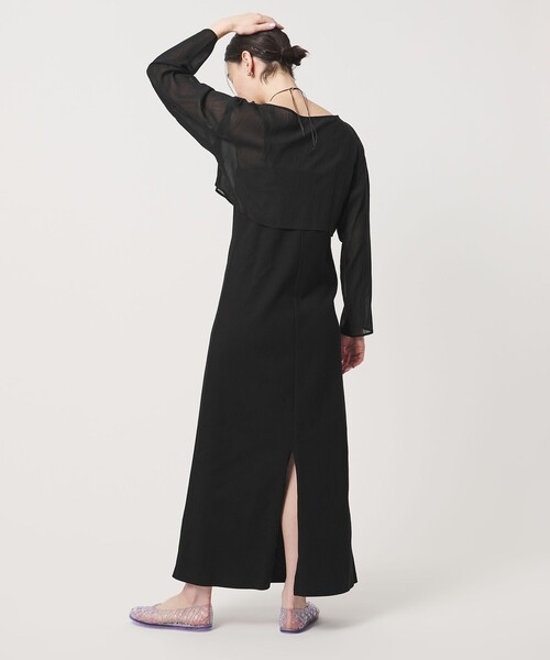 BEAUTY&YOUTH UNITED ARROWS（ビューティーアンドユースユナイテッドアローズ）の「【WEB限定】シアートップス＆キャミソールワンピースセット（ワンピース・レディース・ライム/グレー/ブラック・FREE）」の11枚目の写真