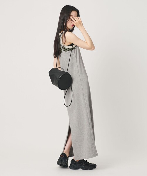 BEAUTY&YOUTH UNITED ARROWS（ビューティーアンドユースユナイテッドアローズ）の「【WEB限定】シアートップス＆キャミソールワンピースセット（ワンピース・レディース・ライム/グレー/ブラック・FREE）」の4枚目の写真