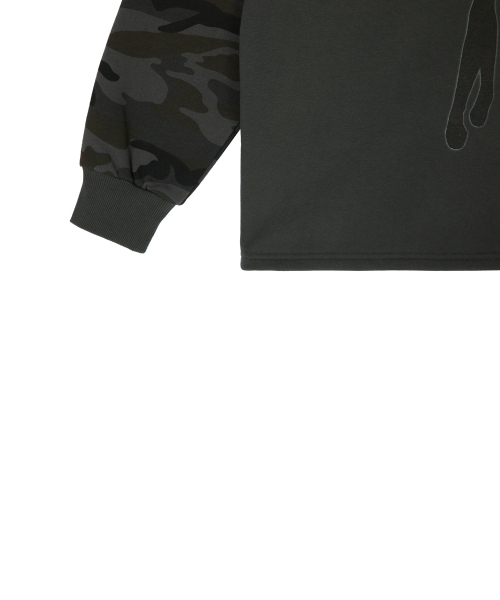 LUVISTRUE（ラヴイズトゥルー）の「SHUGO CHARA! RAGLAN HOODY(CHARCOAL)（パーカー・レディース・その他・FREE）」の5枚目の写真