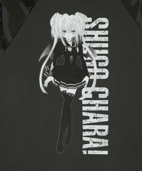 LUVISTRUE（ラヴイズトゥルー）の「SHUGO CHARA! RAGLAN HOODY(CHARCOAL)（パーカー・レディース・その他・FREE）」の6枚目の写真