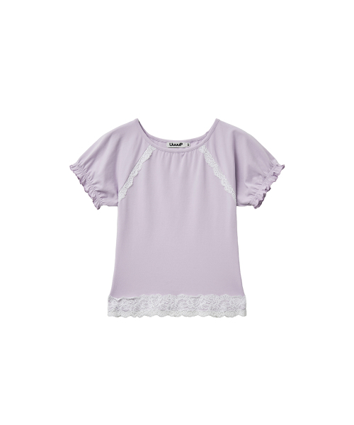 UUUUP(ユープ)の「ロマンティックレーストップ - ラベンダー(Tシャツ/カットソー・レディース・その他・MEDIUM/SMALL)」の3枚目の写真