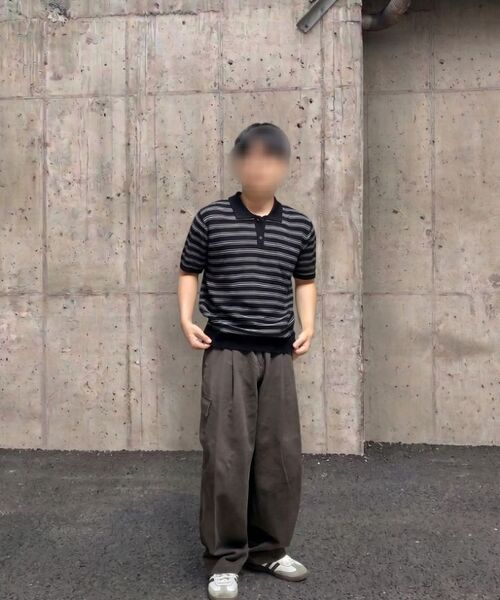 CHAMBROS（チャンブロス）の「オーバーサイズカラー半袖ニット[黒]（ニット/セーター・メンズ・その他・MEDIUM/LARGE/X-LARGE）」の11枚目の写真