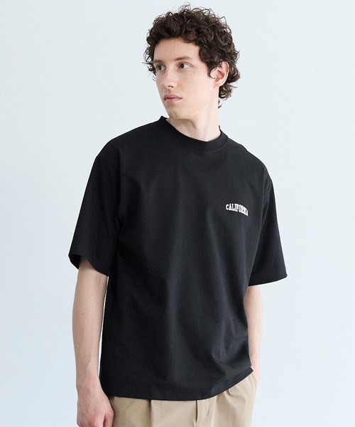 coca（coca）（コカ）の「胸ロゴ刺繍Tシャツ（Tシャツ/カットソー・メンズ・ブラック/ホワイト・L/M/XL）」の2枚目の写真