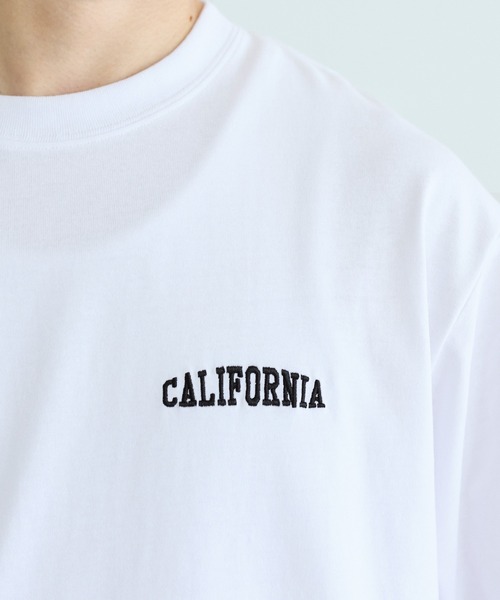 coca（coca）（コカ）の「胸ロゴ刺繍Tシャツ（Tシャツ/カットソー・メンズ・ブラック/ホワイト・L/M/XL）」の7枚目の写真