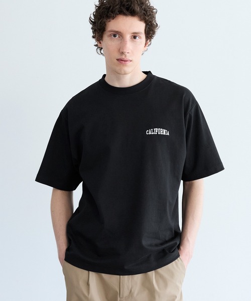coca（coca）（コカ）の「胸ロゴ刺繍Tシャツ（Tシャツ/カットソー・メンズ・ブラック/ホワイト・L/M/XL）」の8枚目の写真