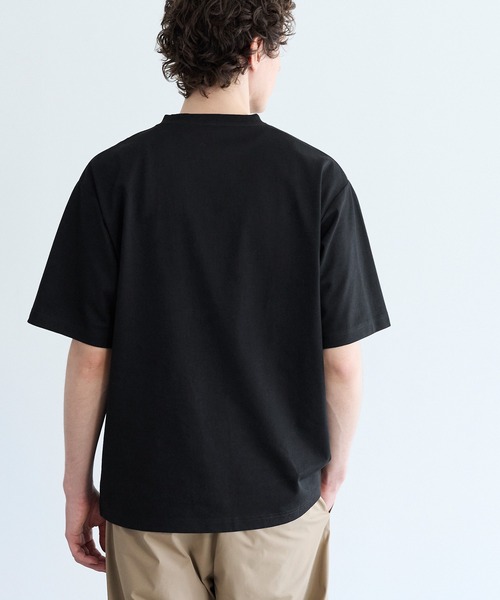 coca（coca）（コカ）の「胸ロゴ刺繍Tシャツ（Tシャツ/カットソー・メンズ・ブラック/ホワイト・L/M/XL）」の10枚目の写真