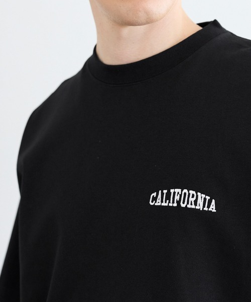 coca（coca）（コカ）の「胸ロゴ刺繍Tシャツ（Tシャツ/カットソー・メンズ・ブラック/ホワイト・L/M/XL）」の12枚目の写真