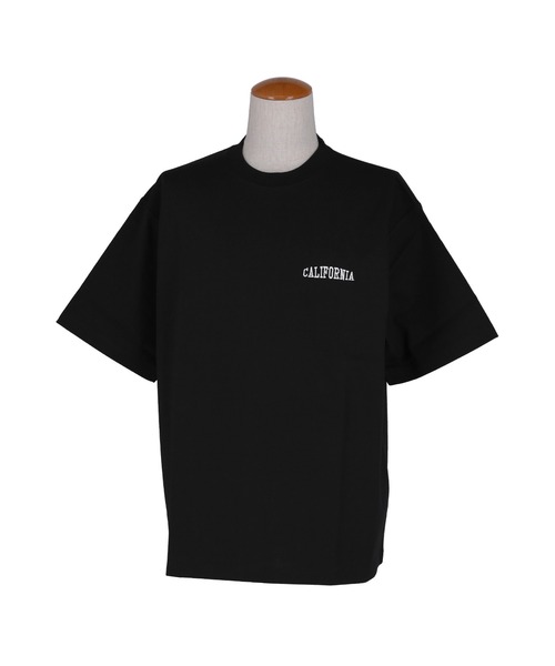 coca（coca）（コカ）の「胸ロゴ刺繍Tシャツ（Tシャツ/カットソー・メンズ・ブラック/ホワイト・L/M/XL）」の14枚目の写真