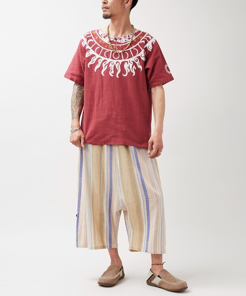 チャイハネ(チャイハネ)の「【チャイハネ】Amina×洋輔 クロトネMEN'Sトップス(その他トップス・メンズ・パープル系その他/ブラック・FREE)」の4枚目の写真
