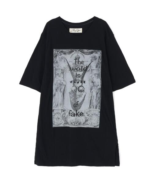 SHARE SPIRIT（シェアースピリット）の「SHARE SPIRIT/シェアースピリット/Fake Satan Tee（Tシャツ/カットソー・メンズ・ブラック/ホワイト・M）」の2枚目の写真