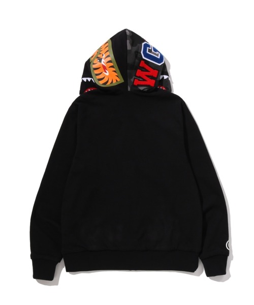 A BATHING APE(アベイシングエイプ)の「COLOR CAMO REVERSIBLE SHARK FULL ZIP HOODIE(パーカー・メンズ・ネイビー/パープル/ブラック/レッド・LARGE/MEDIUM/SMALL/XX-LARGE/X-LARGE)」の9枚目の写真