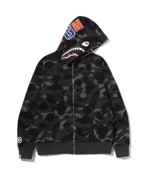 A BATHING APE(アベイシングエイプ)の「COLOR CAMO REVERSIBLE SHARK FULL ZIP HOODIE(パーカー・メンズ・ネイビー/パープル/ブラック/レッド・LARGE/MEDIUM/SMALL/XX-LARGE/X-LARGE)」の17枚目の写真
