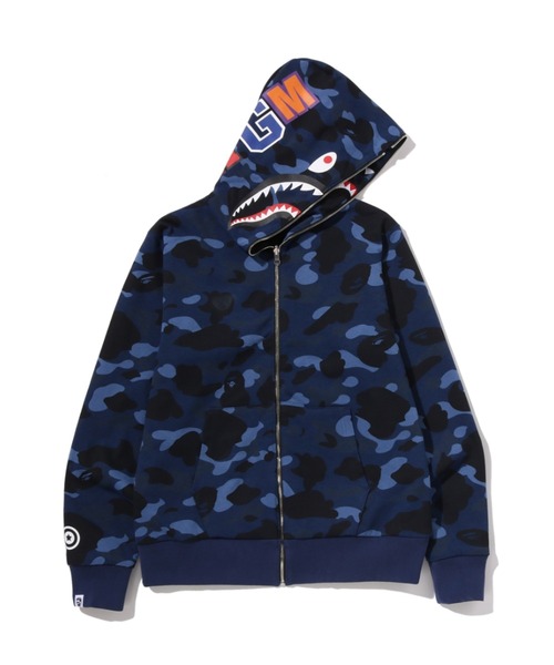 A BATHING APE(アベイシングエイプ)の「COLOR CAMO REVERSIBLE SHARK FULL ZIP HOODIE(パーカー・メンズ・ネイビー/パープル/ブラック/レッド・LARGE/MEDIUM/SMALL/XX-LARGE/X-LARGE)」の18枚目の写真