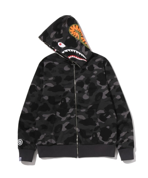 A BATHING APE(アベイシングエイプ)の「COLOR CAMO REVERSIBLE SHARK FULL ZIP HOODIE(パーカー・メンズ・ネイビー/パープル/ブラック/レッド・LARGE/MEDIUM/SMALL/XX-LARGE/X-LARGE)」の21枚目の写真
