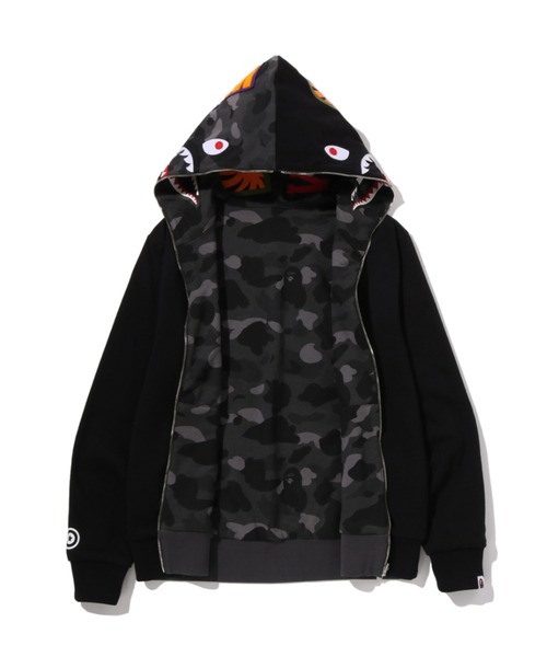 A BATHING APE(アベイシングエイプ)の「COLOR CAMO REVERSIBLE SHARK FULL ZIP HOODIE(パーカー・メンズ・ネイビー/パープル/ブラック/レッド・LARGE/MEDIUM/SMALL/XX-LARGE/X-LARGE)」の13枚目の写真