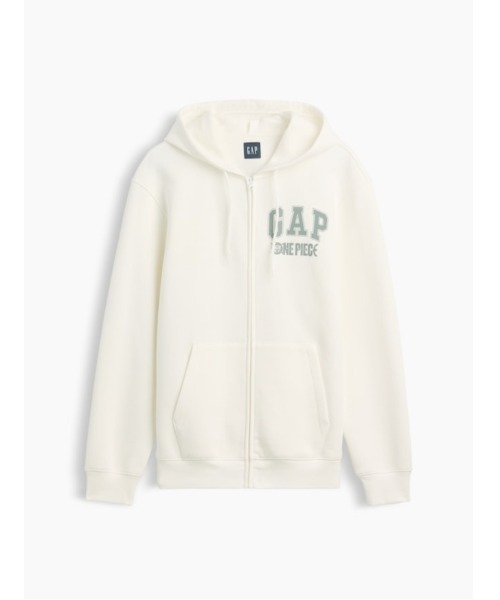 GAP(ギャップ)の「ONE PIECE ヴィンテージソフト ジップアップパーカー(パーカー・メンズ・ブラック/オフホワイト・S/XL/M/L/XS)」の6枚目の写真