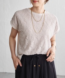 ikka（イッカ）の「【プチプラ1990円（税抜）】冷感フロントレース切り替えプルオーバー【接触冷感／親子コーデ】（Tシャツ/カットソー）」