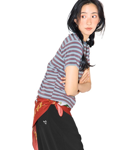 Green Parks(グリーンパークス)の「■WITH KURUMI.N バンダナ(バンダナ/スカーフ・レディース・レッド/ネイビー・FREE)」の7枚目の写真