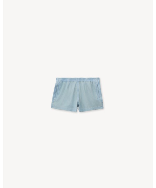 KENZO(ケンゾー)の「'KENZO Sounds' ショーツ イン ウォッシュド シャンブレー(デニムパンツ・レディース・ブルー系その他7・MEDIUM/SMALL)」の6枚目の写真