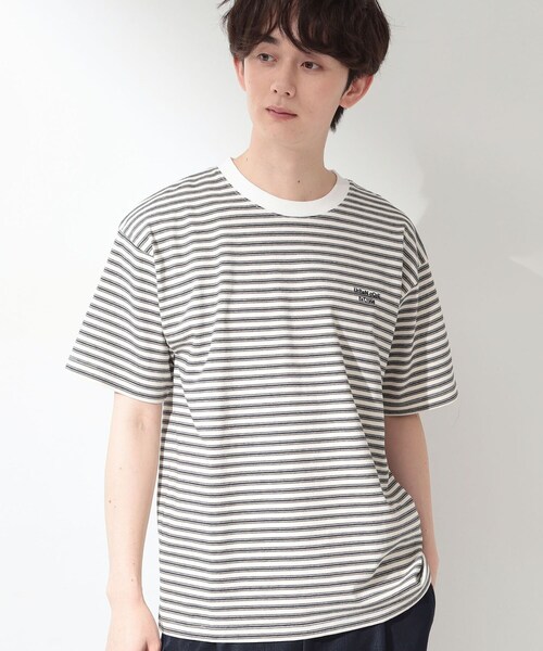 COOLボーダー 半袖Tシャツ 接触冷感／洗濯機OK（Tシャツ/カットソー